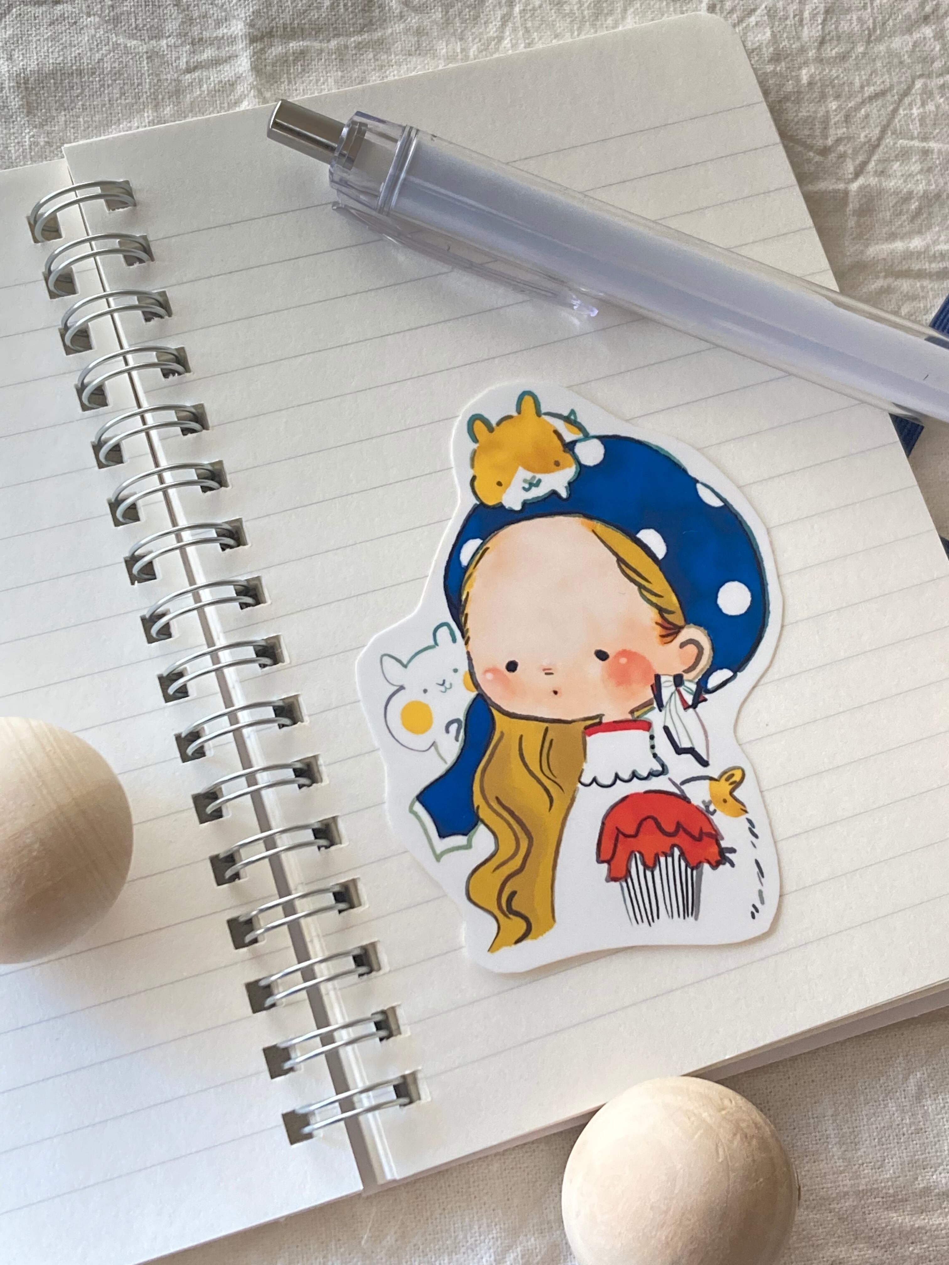 ステッカー◎日々ハムスター