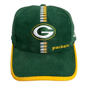 NFL LOGO ATHLETIC GREEN BAY PACKERS STRAPBACK HAT SIZE FREE (USED)