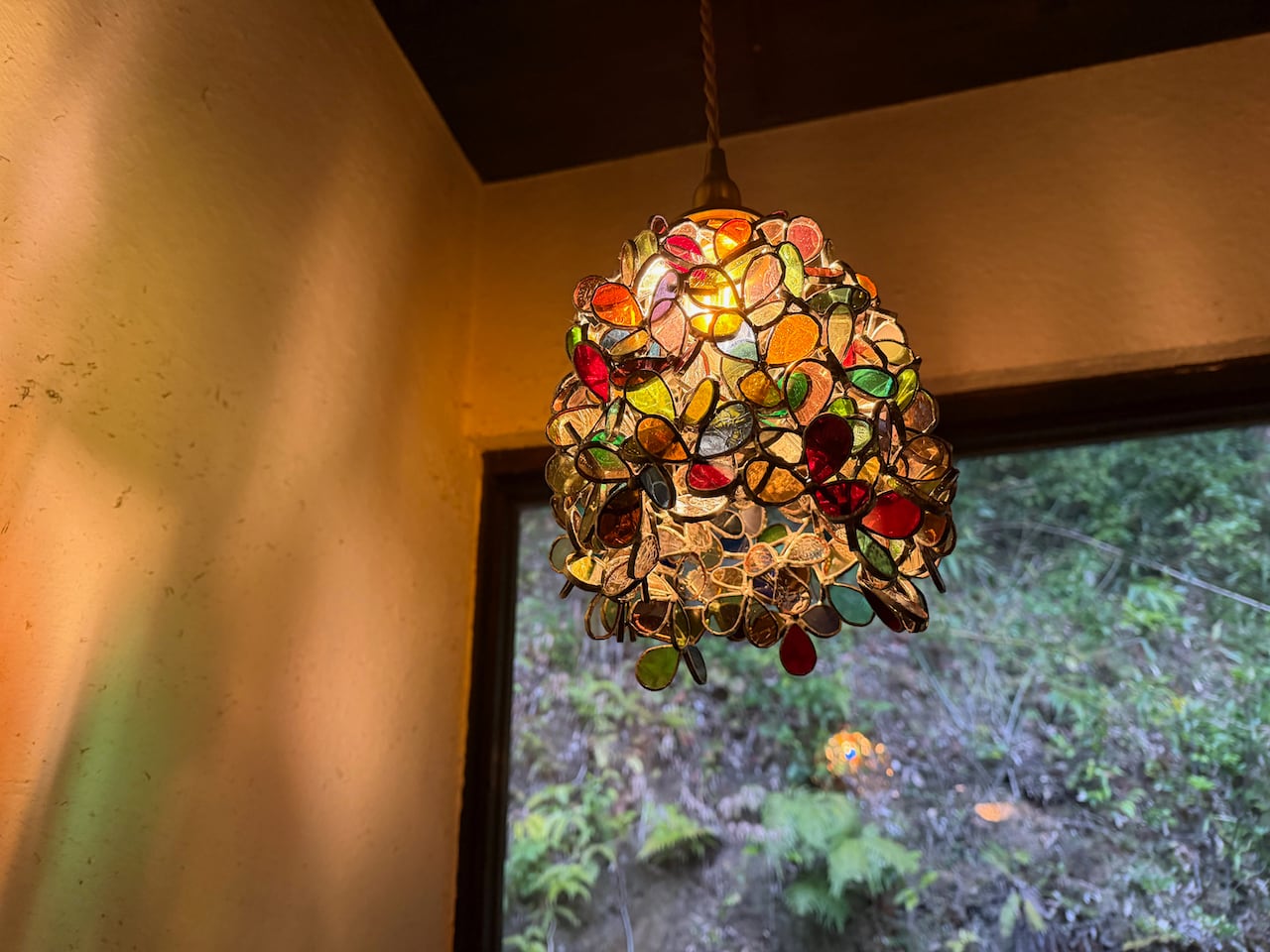 [新作・限定]フルーツバスケット（ステンドグラスの吊りランプ）（ペンダントライト） 01010001