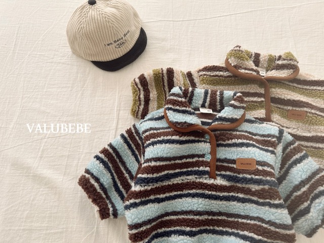 【予約/特典】valu bebe / Wrinkle Collar Anorak