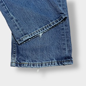 LEVI'S 505 デニム ジーンズ ジーパン W38 L30 ビッグサイズ ダボパン テーパード ダメージ リーバイス US古着