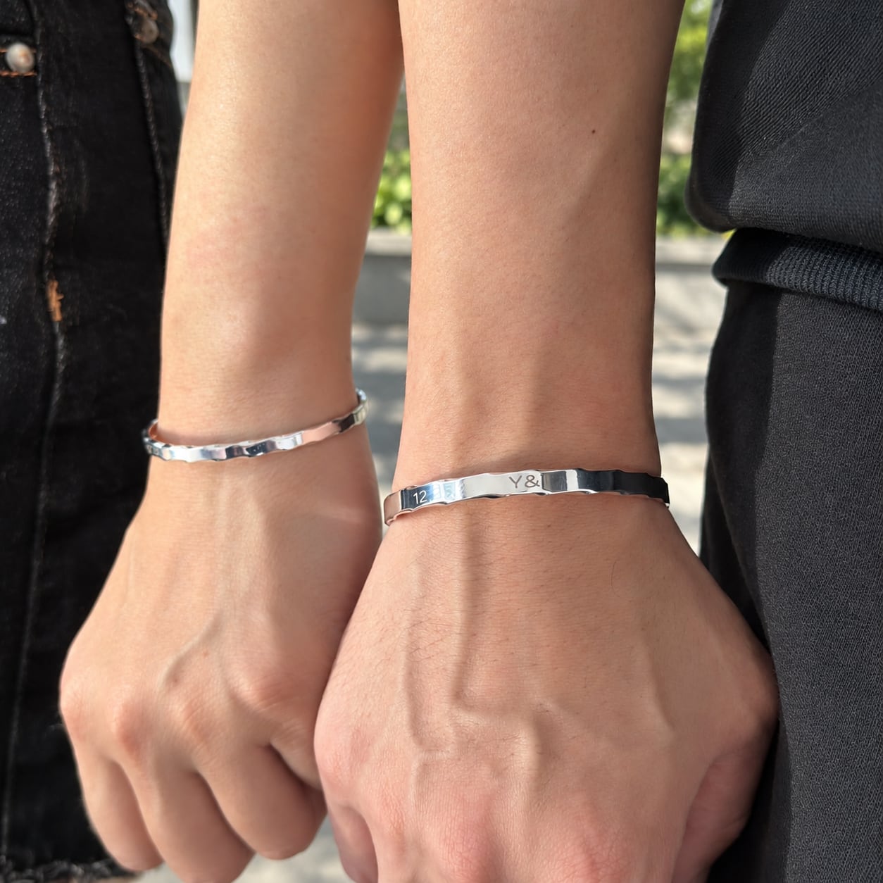 ペア】Mirror Link Bangle | Ange.