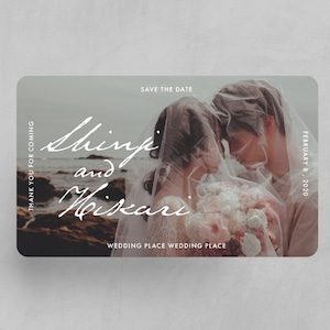 photo ゲストカード pink／【ハガキサイズ・1部＠90円-】