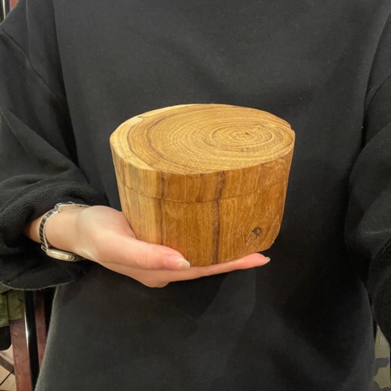 Thailand Teak Wood Slide Box Natural / タイ チークスライドボックス ナチュラル 小物入れ 小物BOX 収納ボックス 木材 天然木 ナチュラル ハンドメイド チークウッド リビング収納 蓋付き 開閉可 ギフト プレゼント かわいい シンプル