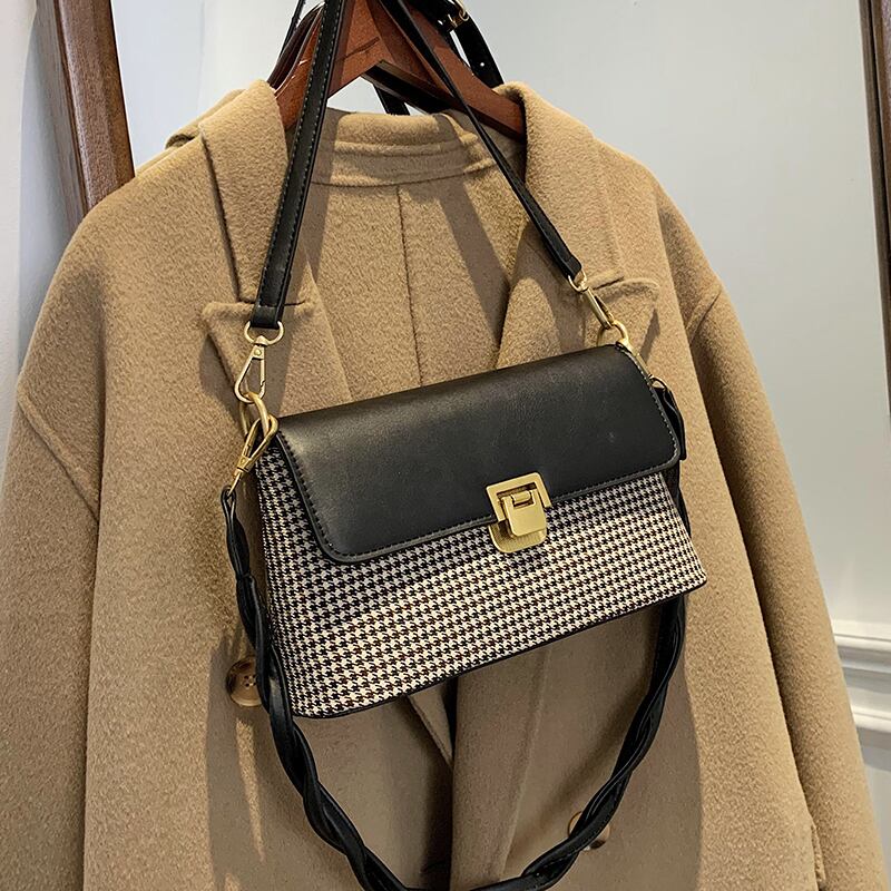 スタイルオータムウィンター 秋物 冬物 スクウェア メッセンジャーバッグ 手作りハンドバック96577760612