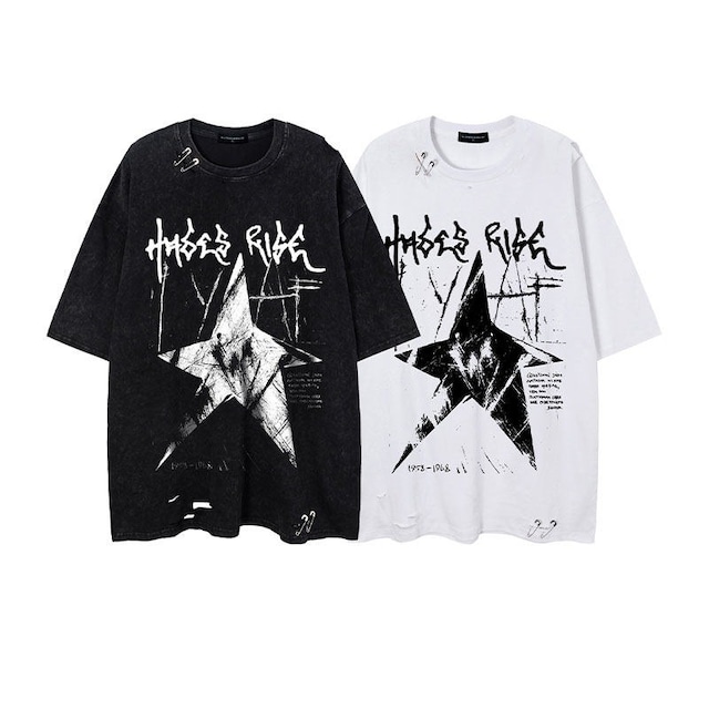 グラフィックデザイン　オーバーサイズTシャツ　00033