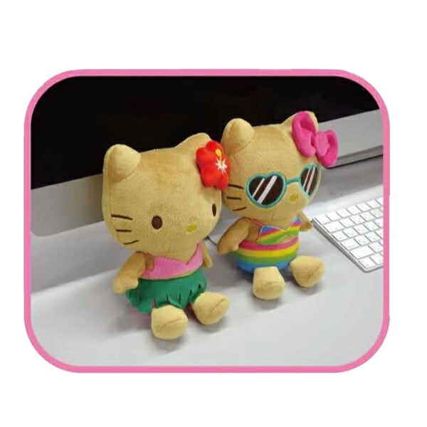 サンリオ ハローキティ 日焼けシリーズ お座りぬいぐるみ ハイビスカス