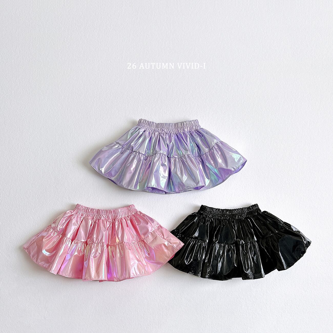 pop glossy skirt【VIVID】※※10月下旬発送予定
