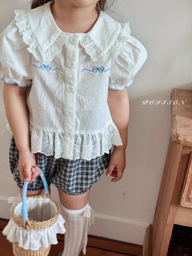 《予約》POISSON ¨ checkered bloomer ¨ 26summer