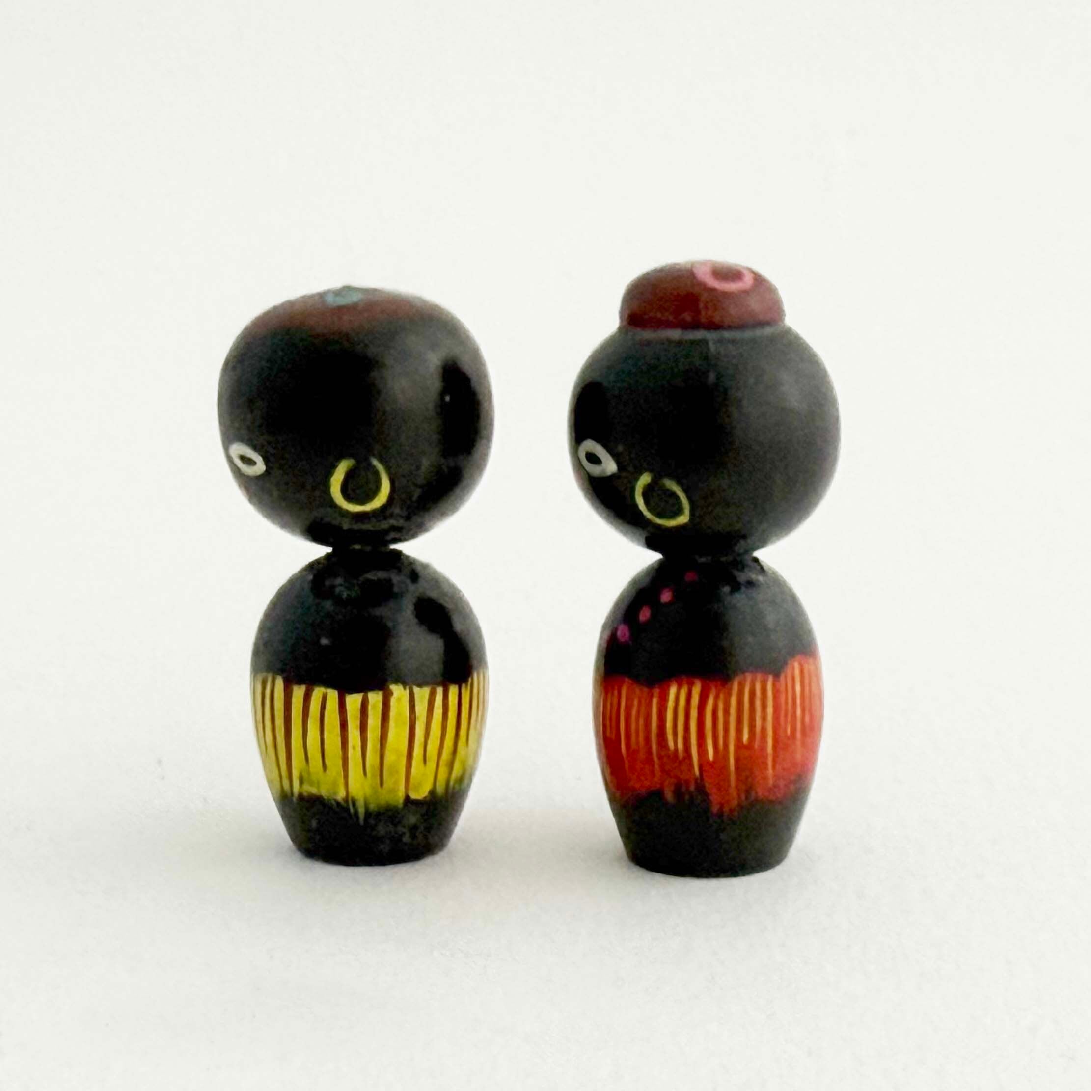 南国先住民こけしペア（4cm）