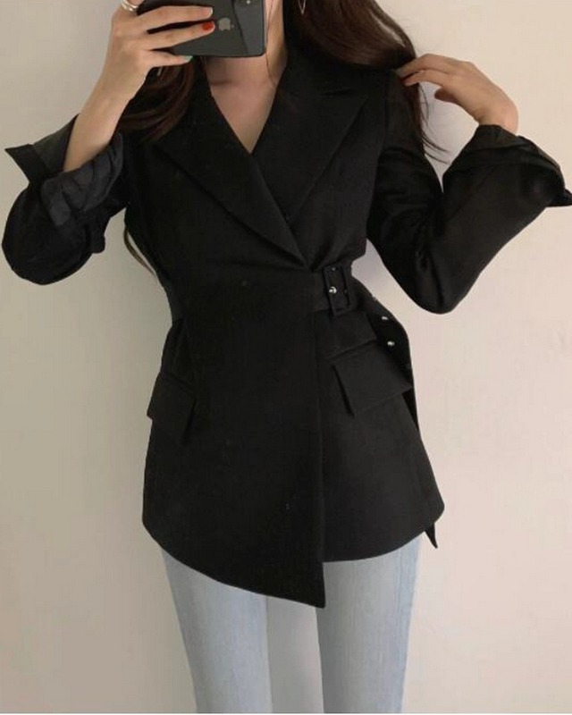 スリムテーラードジャケット 2color A0556