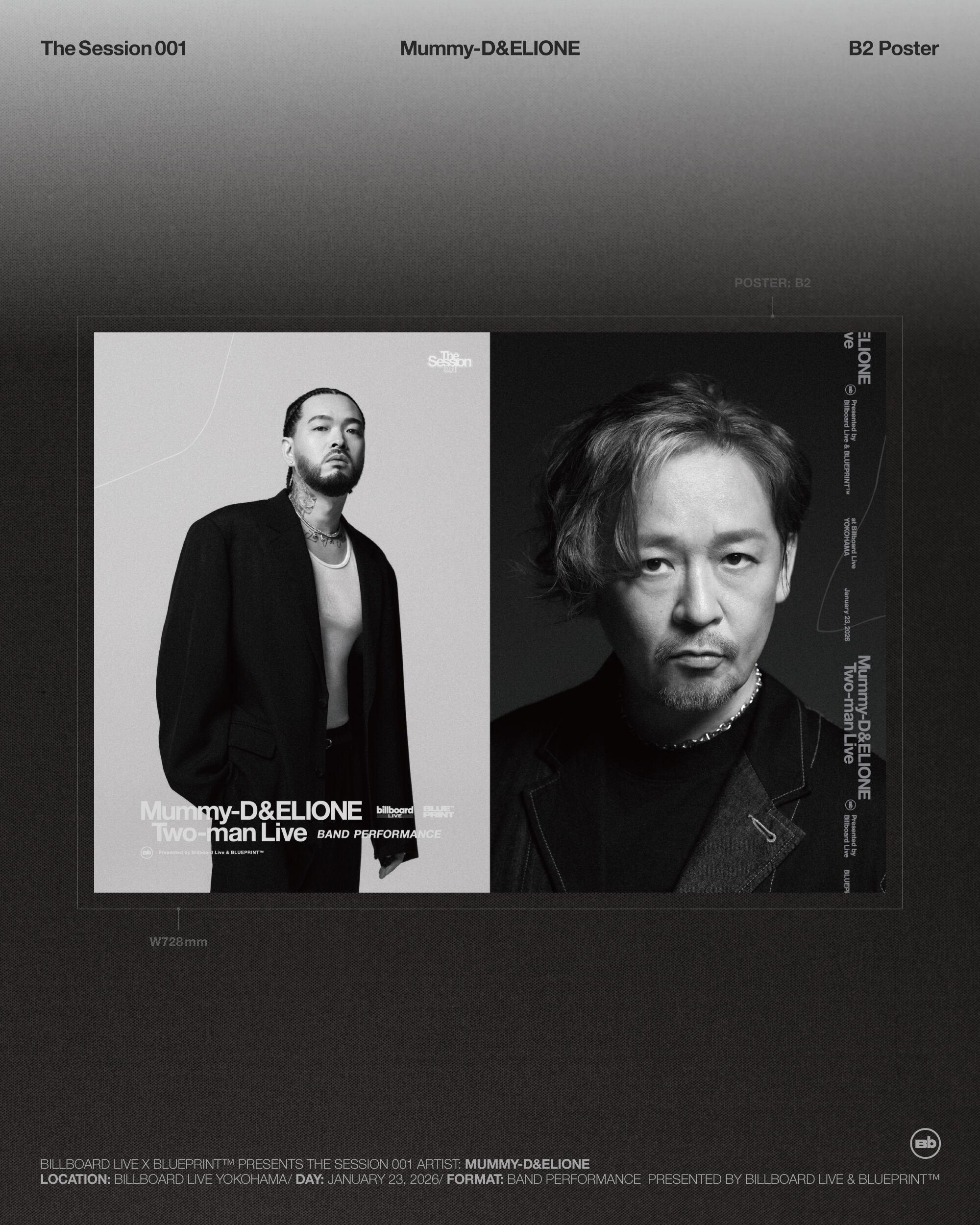 NEW】Mummy-D×ELIONE | B2 POSTER&STICKER SET | BLUEPRINT™
