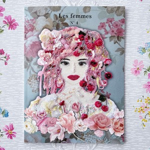 【ZINE】作品集  "Les femmes N° 4"  ビーズ刺繍