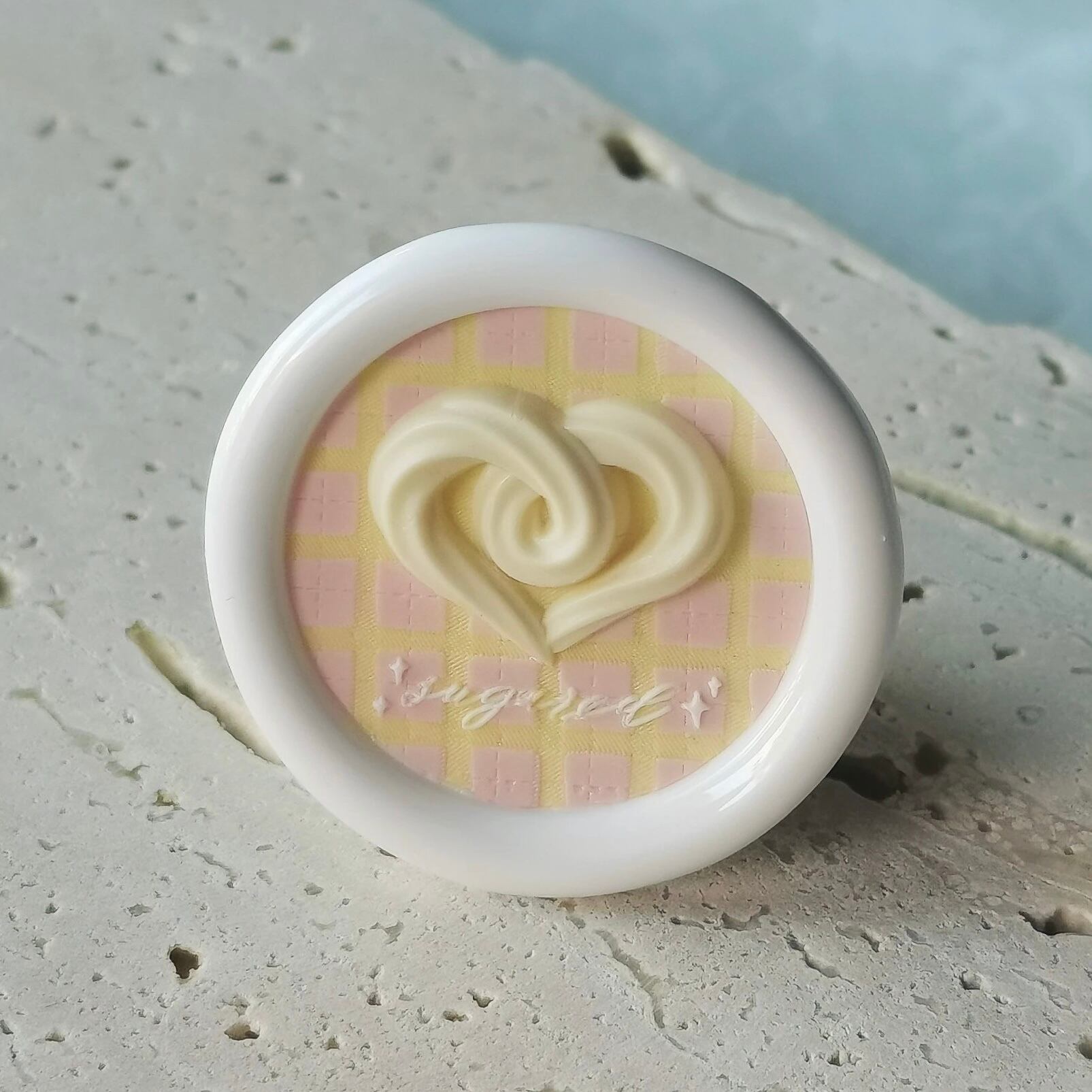 Creamy Heart 25mm・シーリングスタンプ