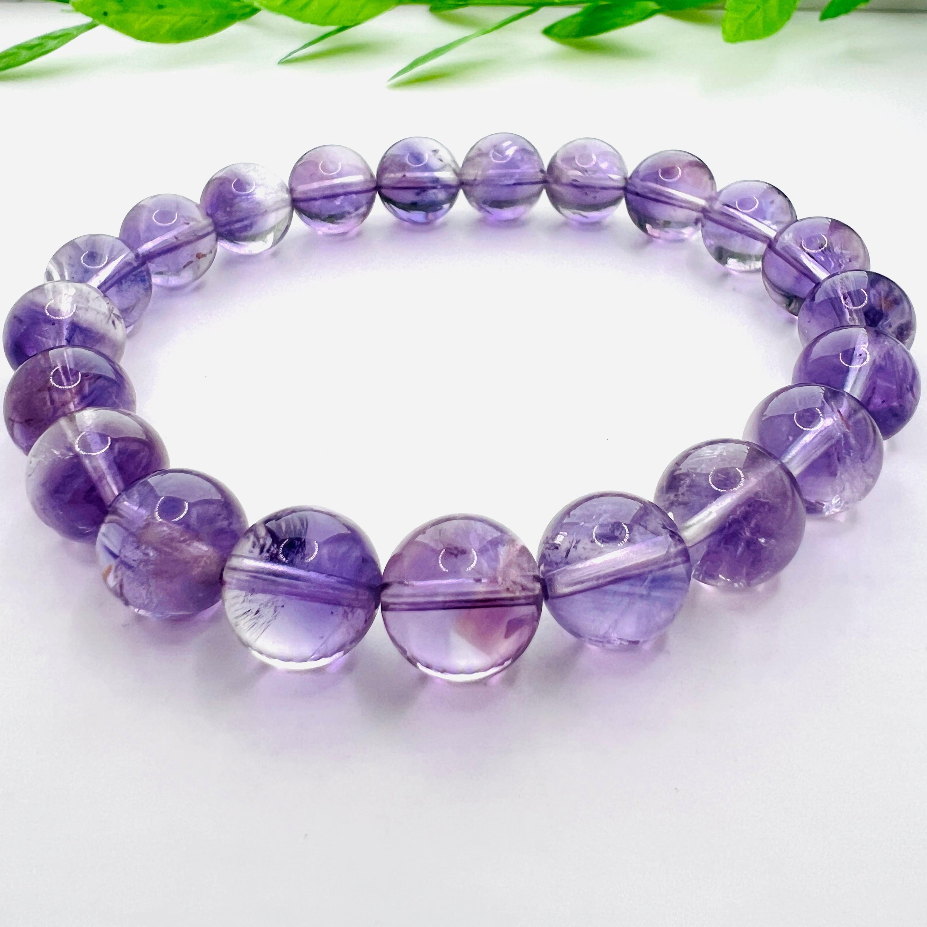 最高級 スーパーセブン エレスチャルアメジスト ブレスレット 天然石  