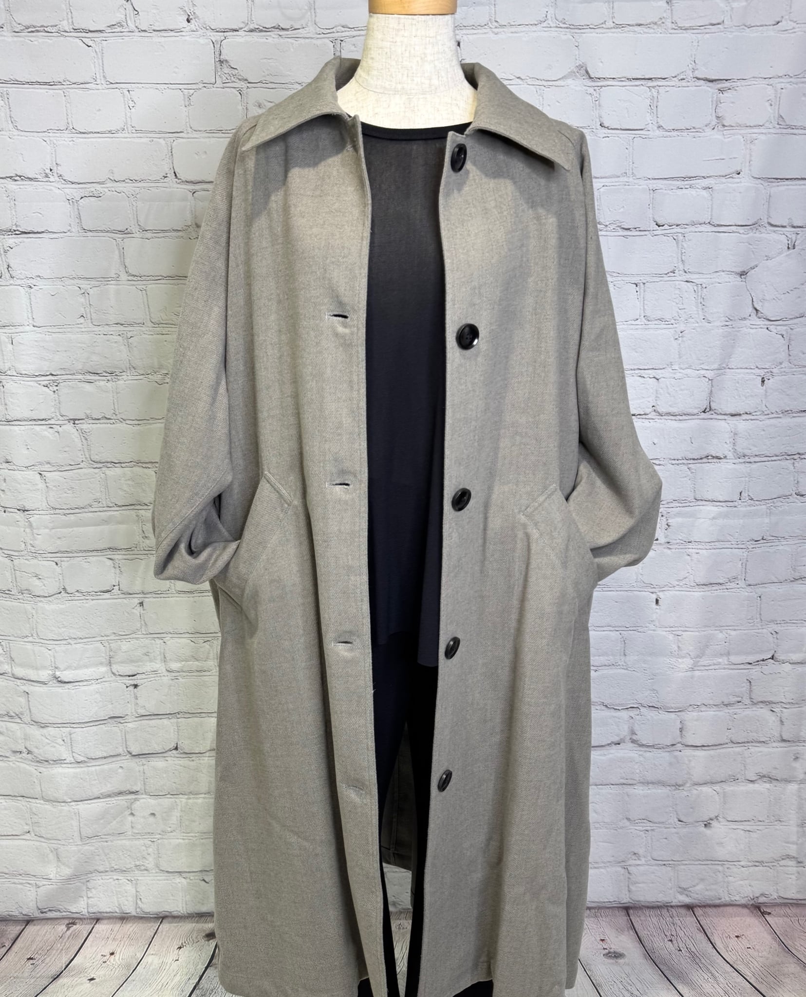 新品⭐CYAN TOKYO エアリーバックウーリーコート SALE！CYAN TOKYO シアントーキョー エアリーバックウーリーコート