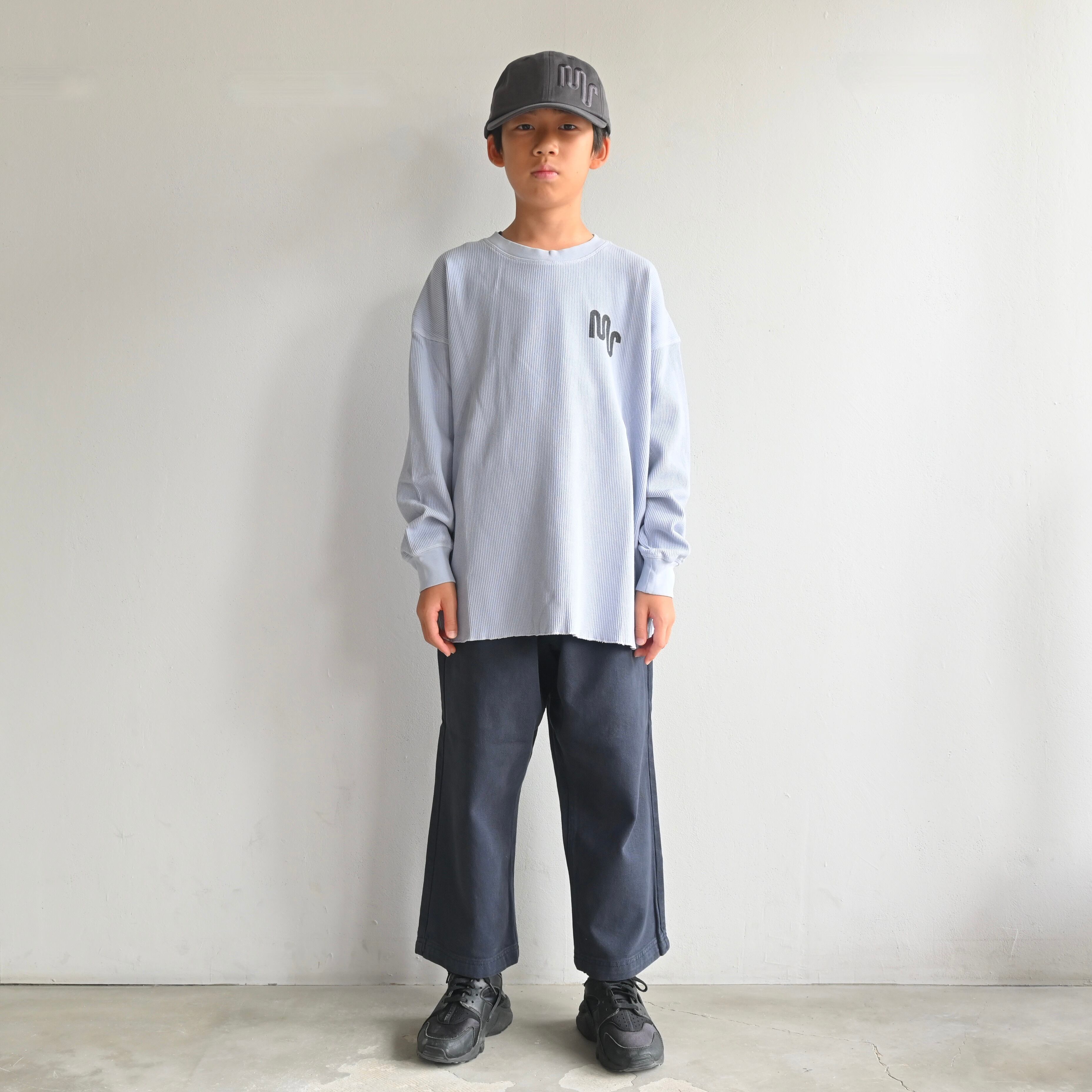 main story 2024AW》Waffle Tee / Grey Dawn | cirkel mote 