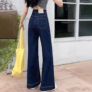 フレア デニム パンツ レディース 韓国 ジーンズ きれいめ カジュアル 大人 アメカジ 美脚 細見え ハイウエスト フレアデニム 体型カバー 大人可愛い 大人女子