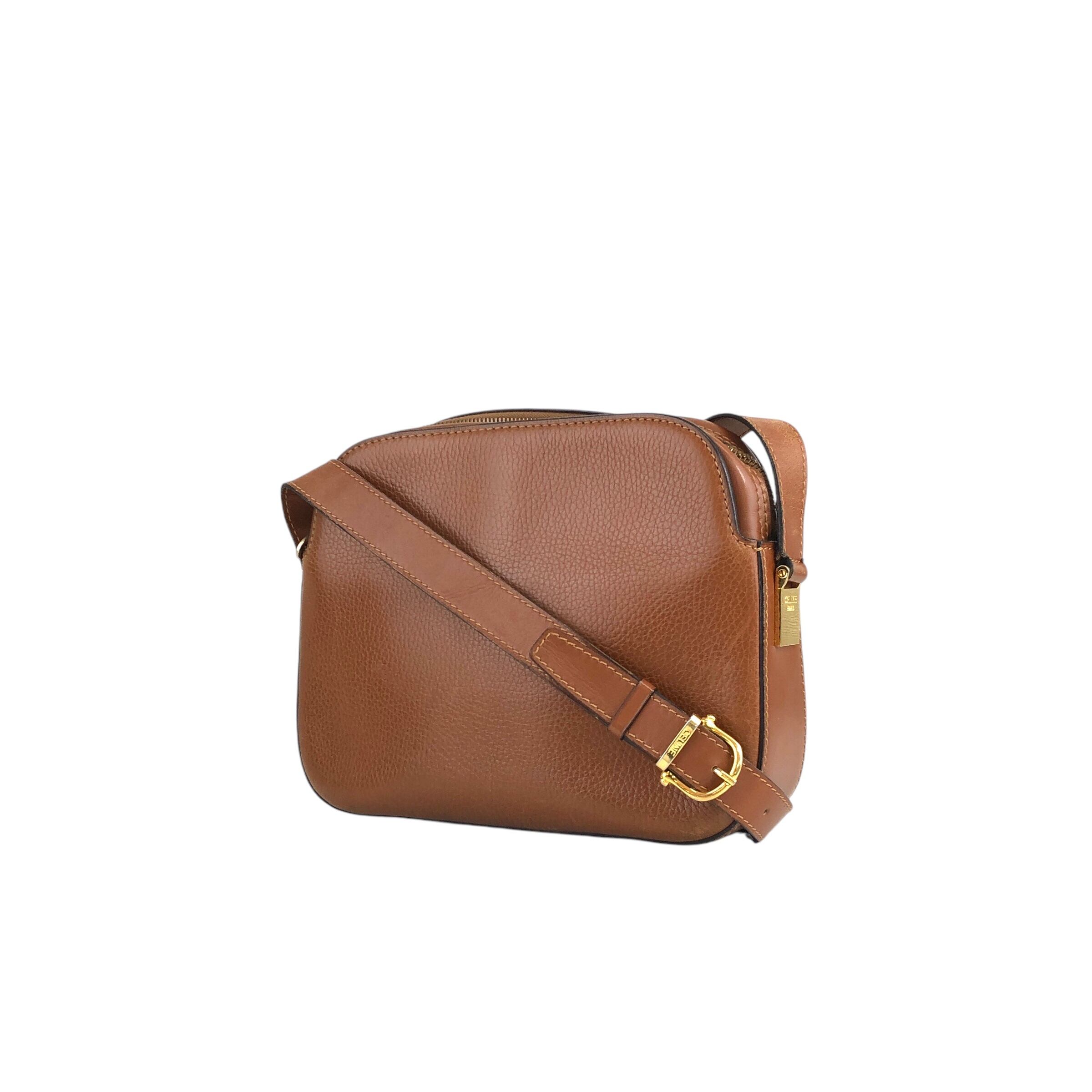 ヴィンテージ CELINE バッグ ショルダーバッグ ハンドバッグ ブラウン celine vintageブラウン ショルダーバッグ