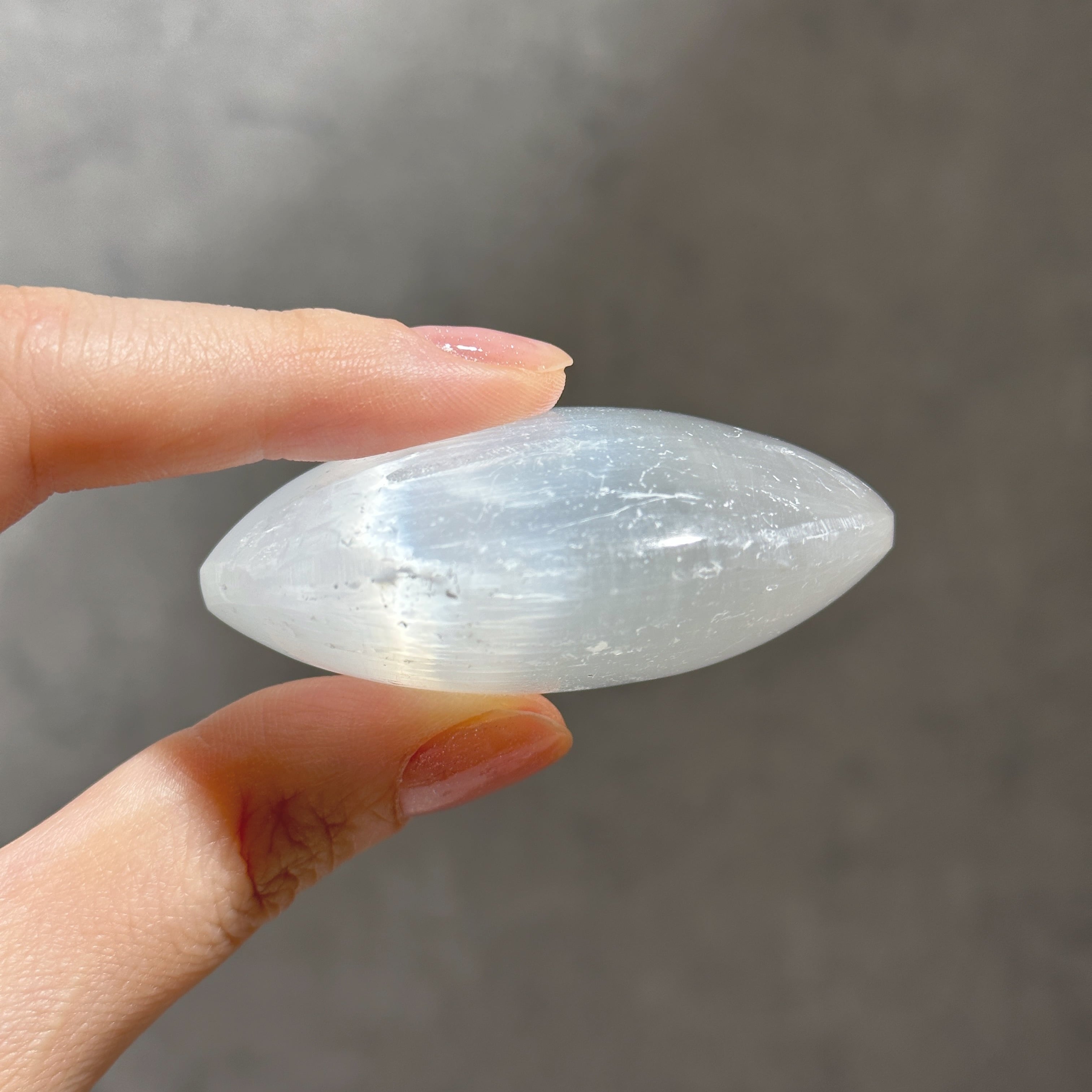 セレナイト パームストーン12♢Selenite♢天然石・鉱物