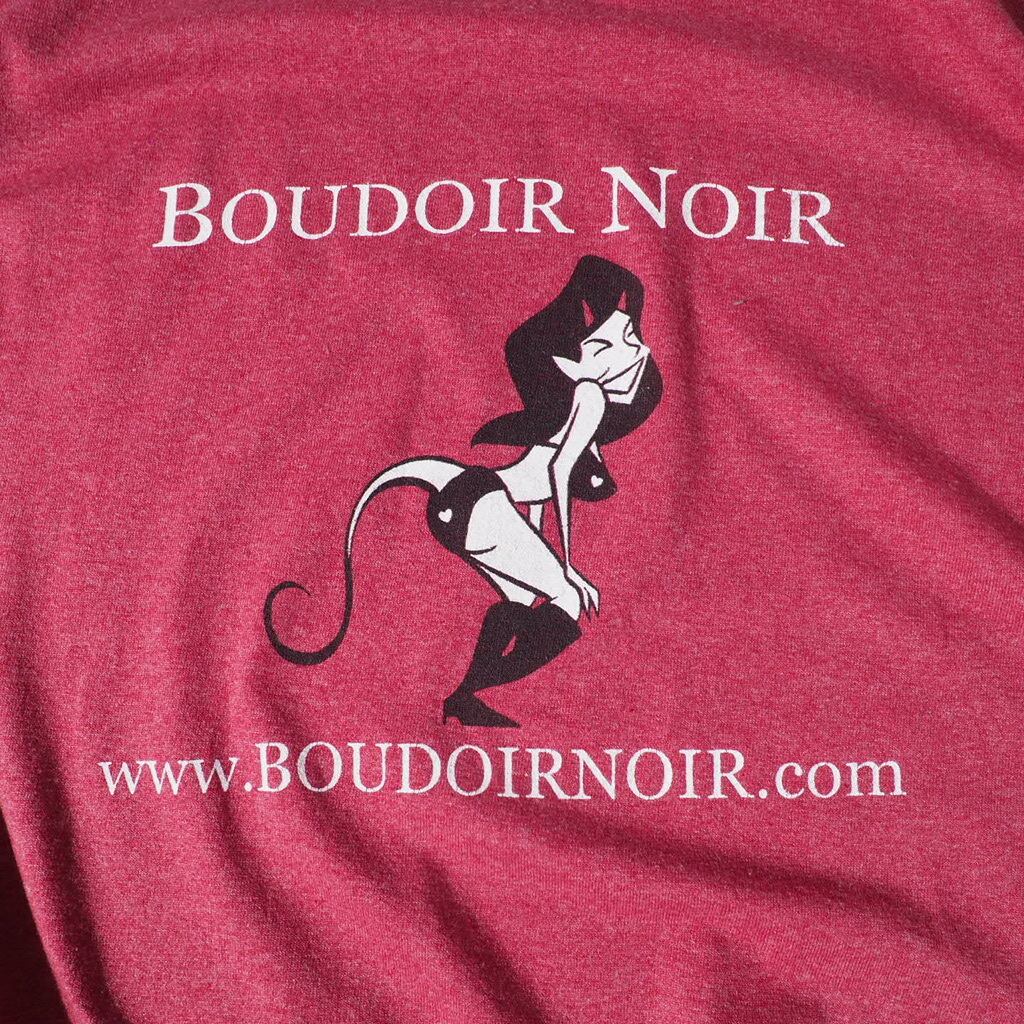 Boudoir Noir Small devil printed Lingr loose silhouette Tee