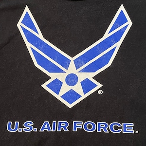 【BAYSIDE】USA製 AIR FORCE Tシャツ ロゴ XXL ビッグサイズ エアフォース ベイサイド US古着 アメリカ古着