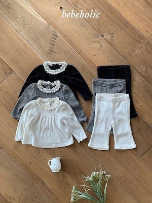 【予約】bebeholic Morning shirring set