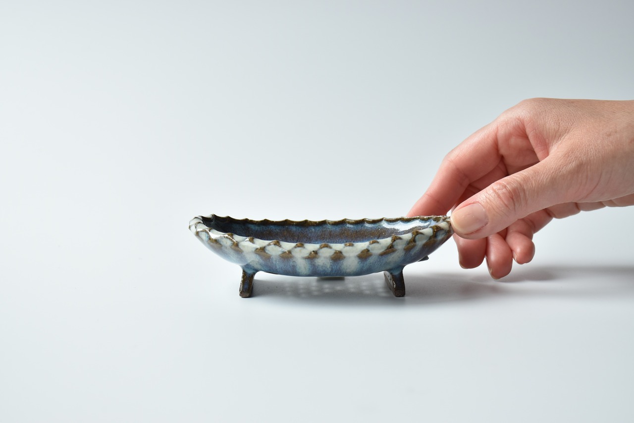 小代瑞穂窯 / 福田るい : 石ケン入 青