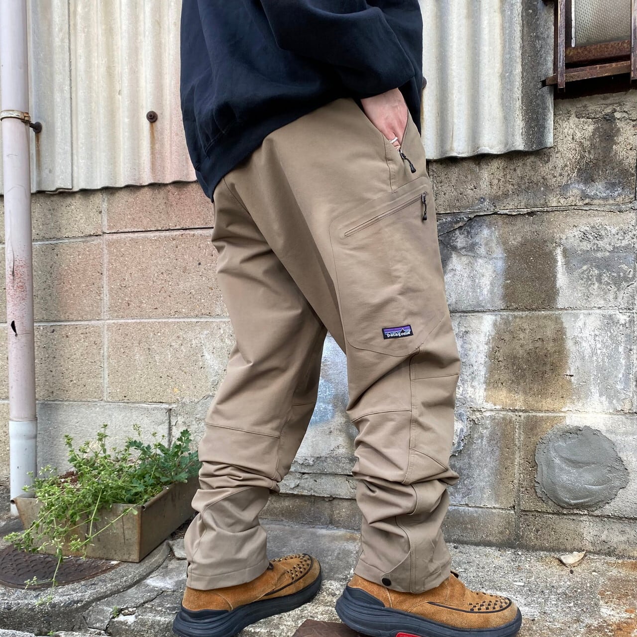 07年製 patagonia パタゴニア ソフトシェル クライミングパンツ アウトドア メンズW34 古着 00年代 00s ヴィンテージ ビンテージ  ライトブラウン 茶色【ロングパンツ】【SA2204】 | cave 古着屋【公式】古着通販サイト