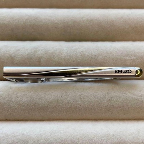 KENZO ツートン ライン ネクタイピン ケース付 #182b