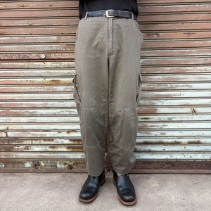 00s ユーロ フランス製 Decathlon デカトロン カーゴパンツ W102cm XL ワークパンツ アウトドア ミリタリー コットン フランス軍 90s