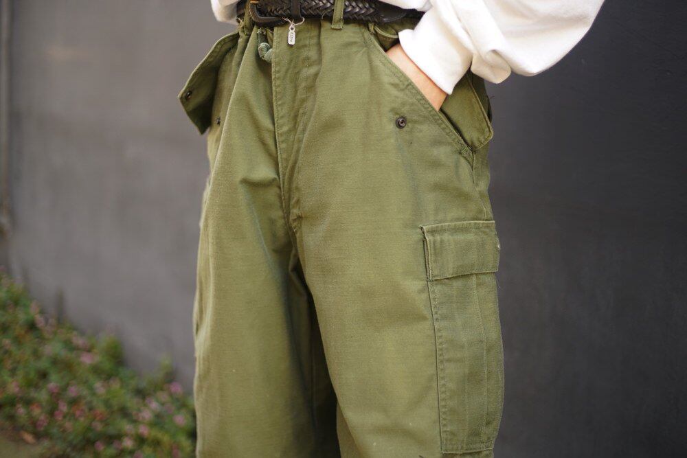 実物 US ARMY 70's M-65 FIELD CARGO PANTS 70's US ARMY M-65 Field Cargo Trousers