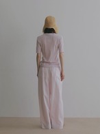 ETRE TOKYO ドライタッチハーフスリーブカットカーディガン