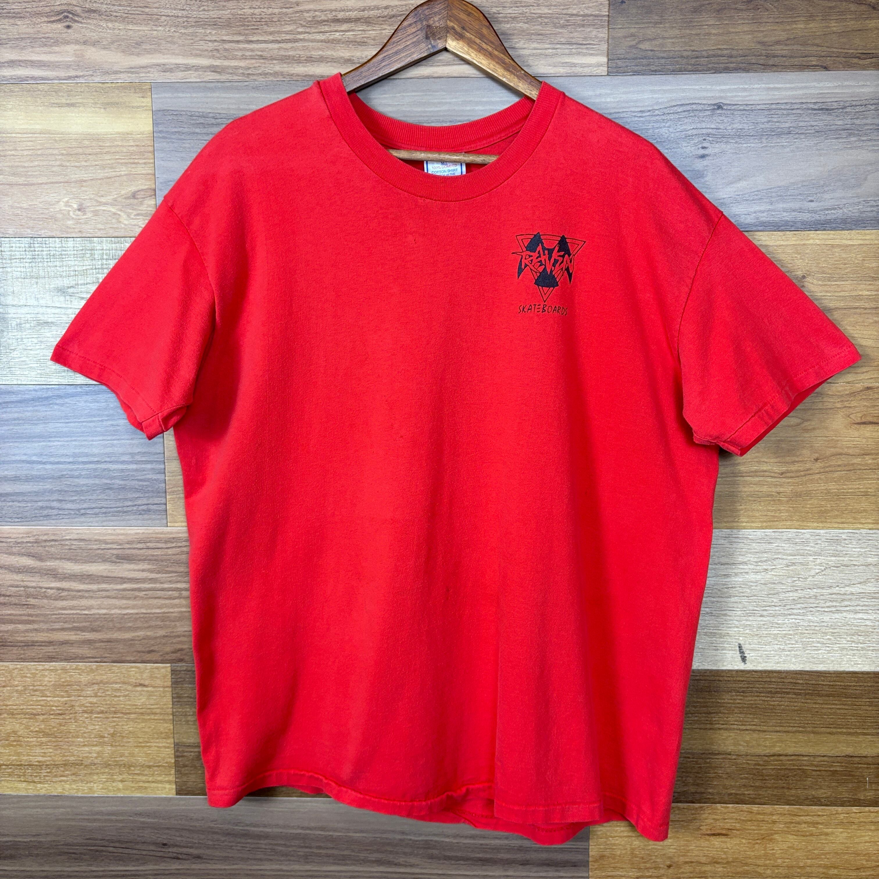 USA製 80s RAVEN OLD SKATE オールドスケート T-sh Tシャツ サイズ