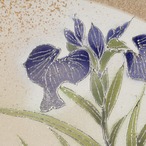 №R0466  樹鎧　紫段縅 手描琳派あやめ屏風　黒塗輝平台 thumbnail 7