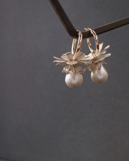 Lamp flower "mini pearl" crystal
