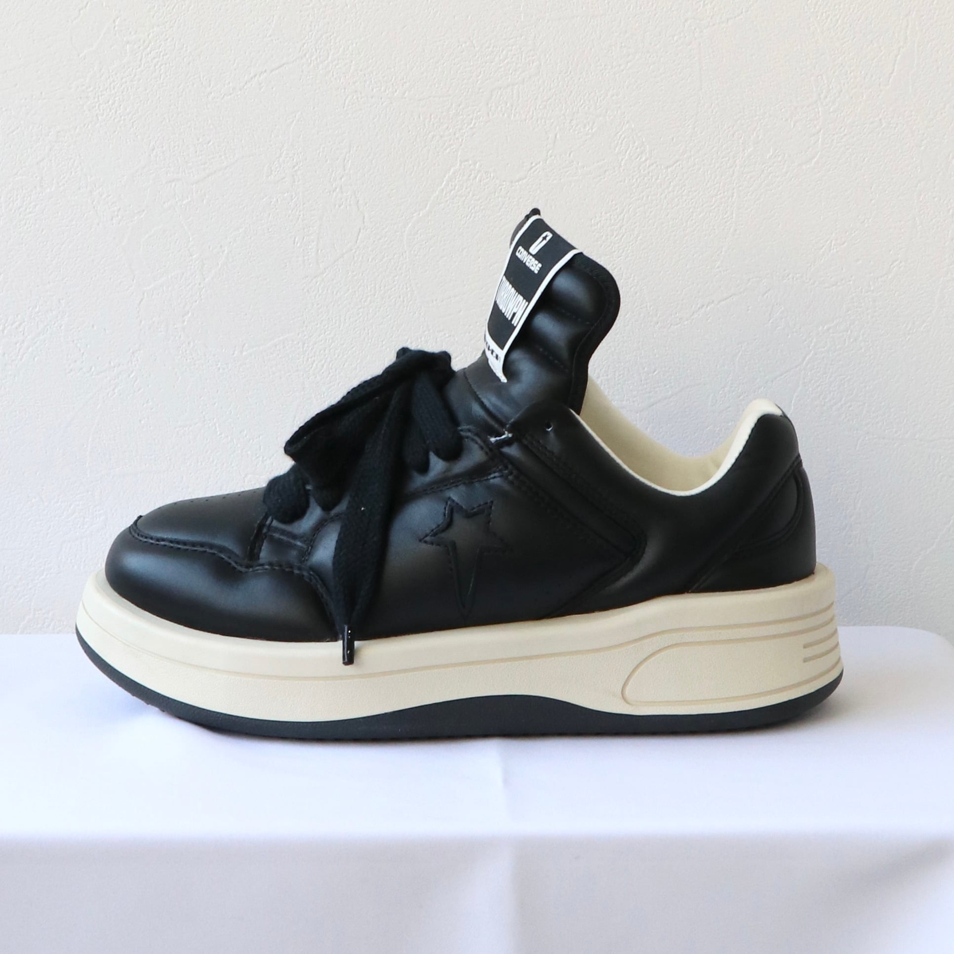 ダークシャドウ✖︎コンバース　リックオウエンス リックオウエンスダークシャドウxコンバースターボウェポン新色