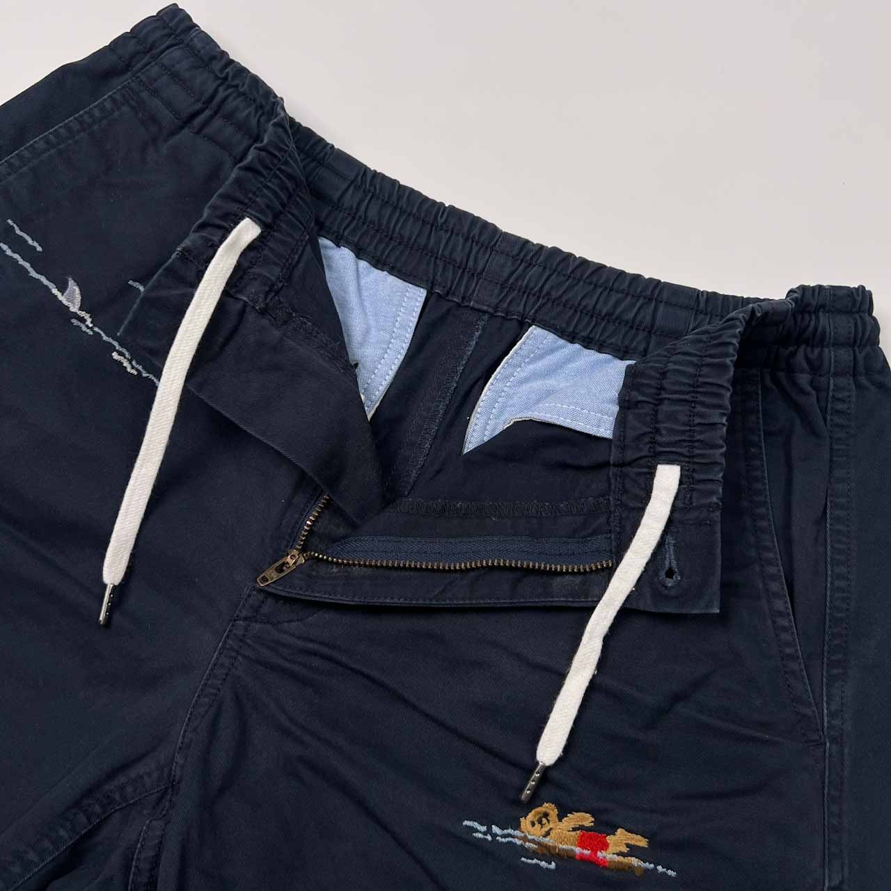 POLO RALPH LAUREN ポロ ラルフローレン シャーク刺繍 イージー ショーツ ショートパンツ ハーフパンツ サイズ S /ネイビー