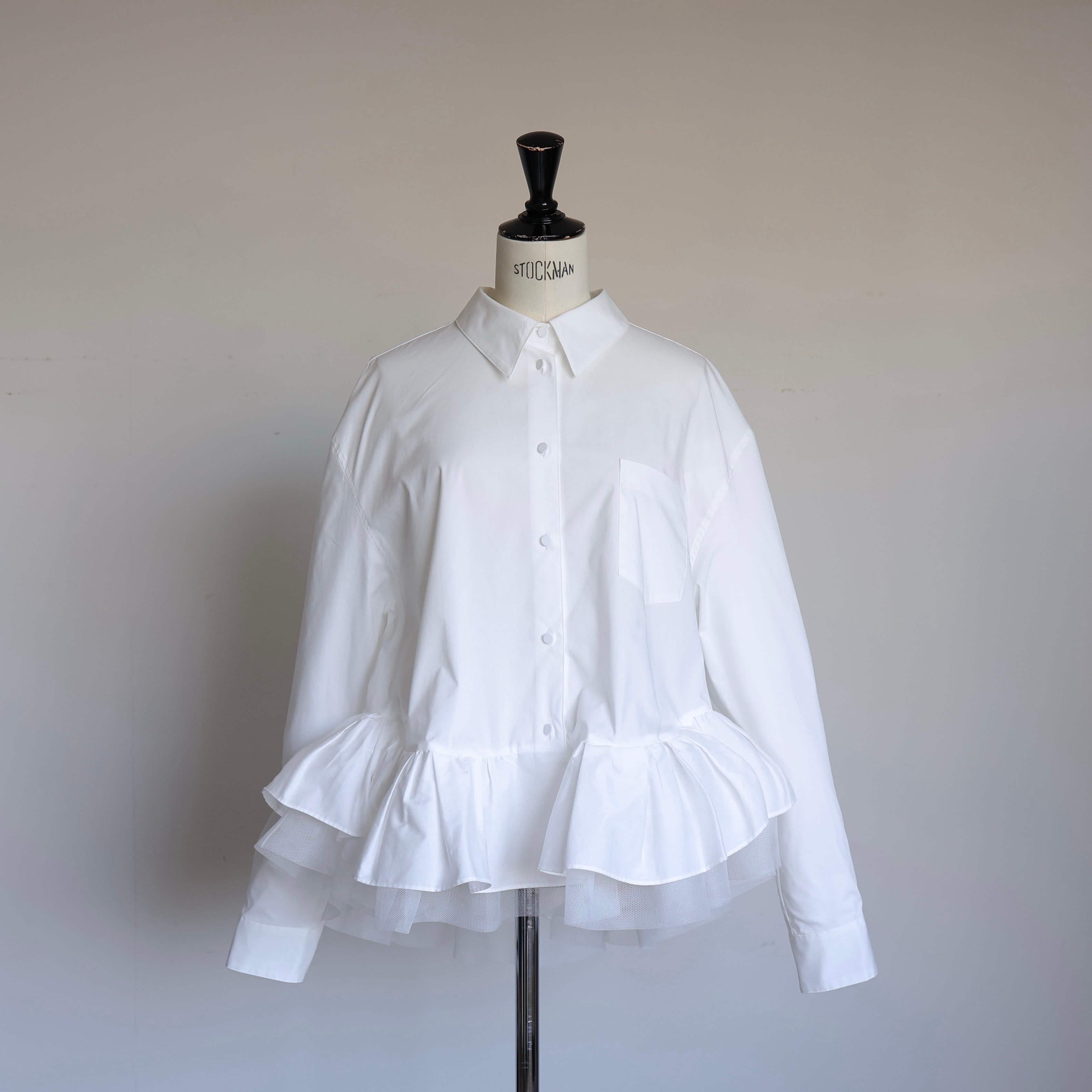 みーんさん専用　新品未使用！gypsohila ジプソフィア　パフィベスト　白 ジレ / ベスト | gypsohila