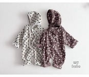 韓国子供服 / 26winter / my bebe / プードルスーツ(ボンネットセット) / ベビー / 冬服 *S~M*