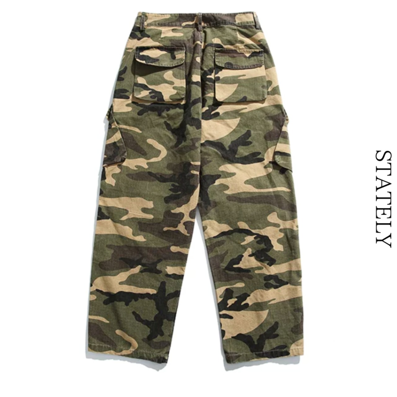 Camo Cargo ワイドパンツ_B142・画像6