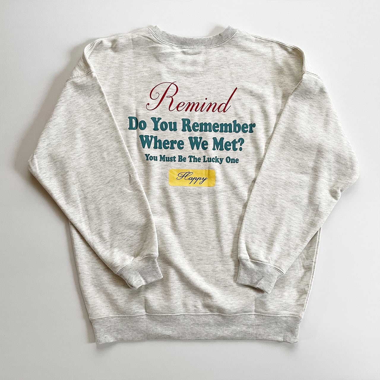 Remind print mini sweat