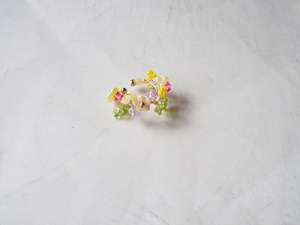 bell flower ear cuff(pansy)