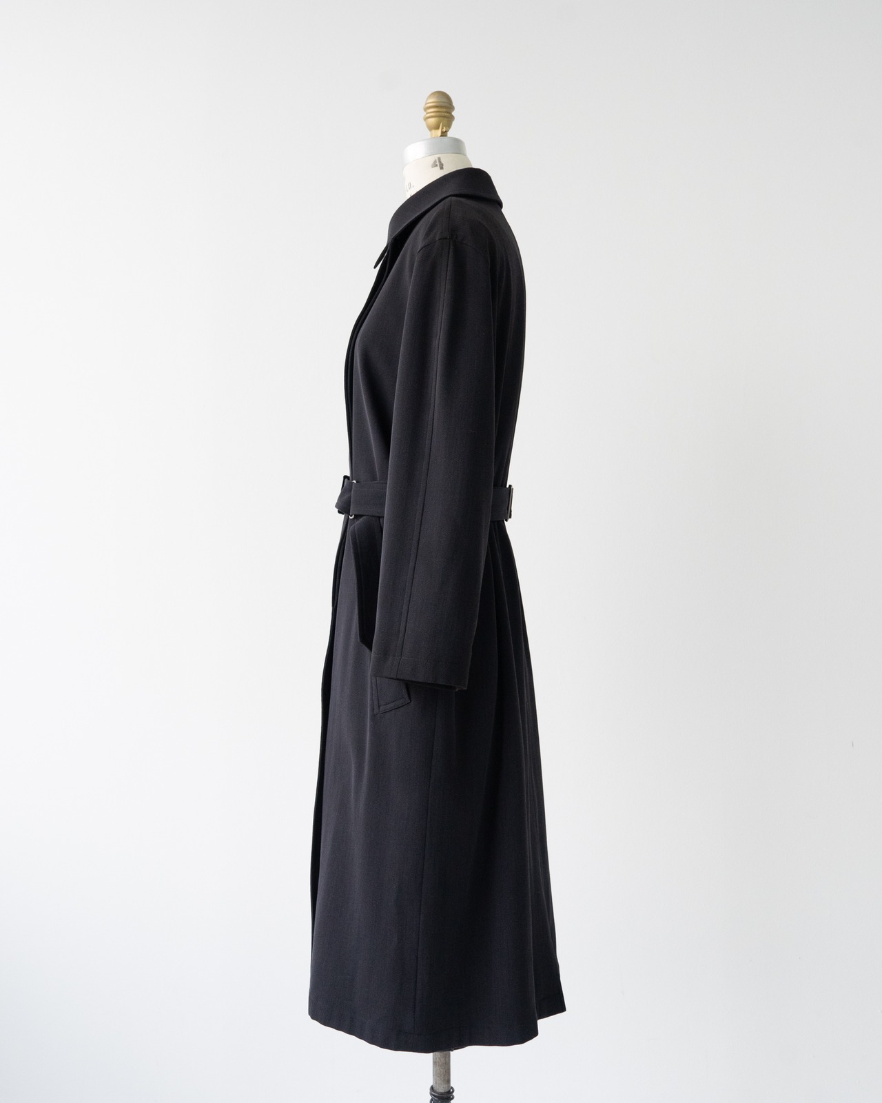 〈Hermès by martin margiela〉Wool Serge Belted Coat