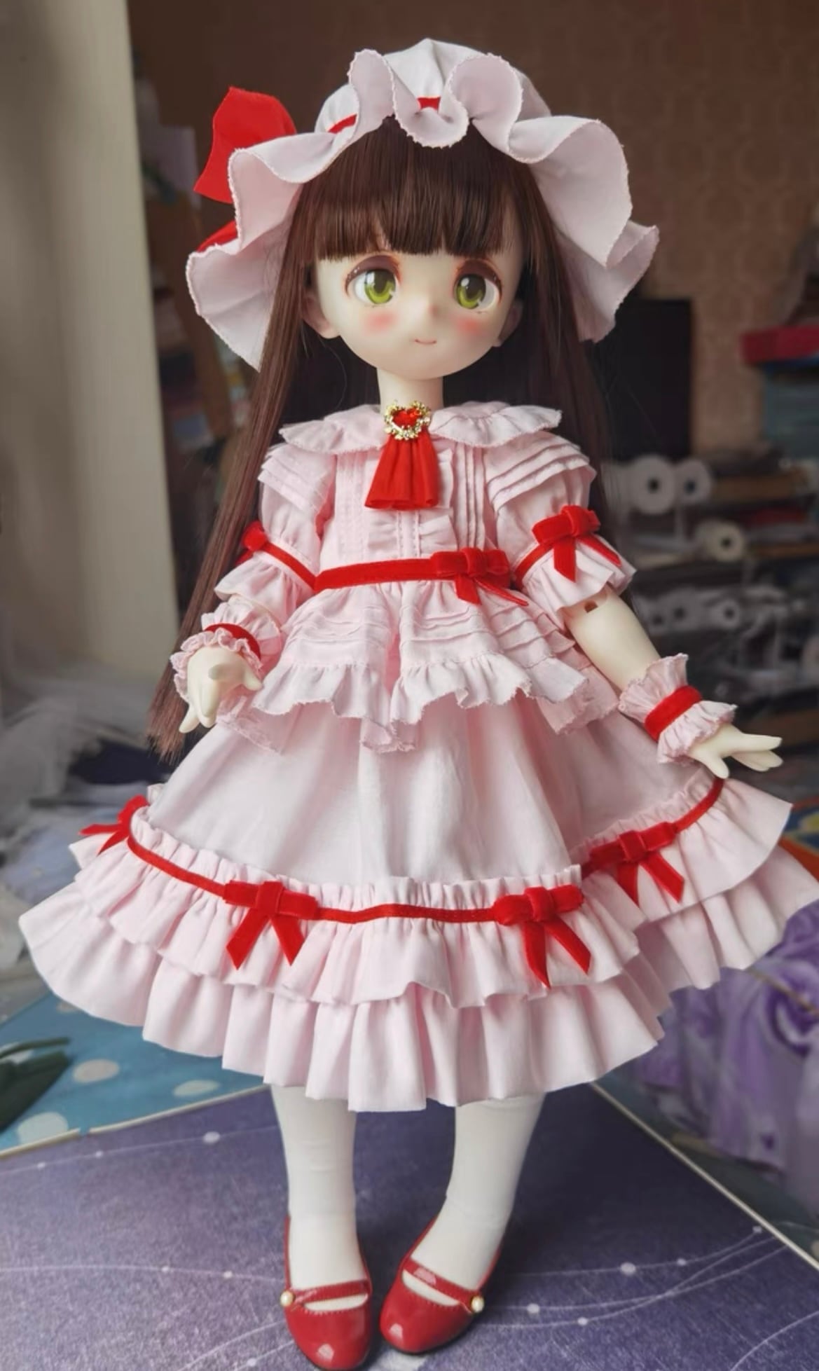 セット！ドール用 東方プロジェクト cos ドレス 洋服 服 BJD 1/3