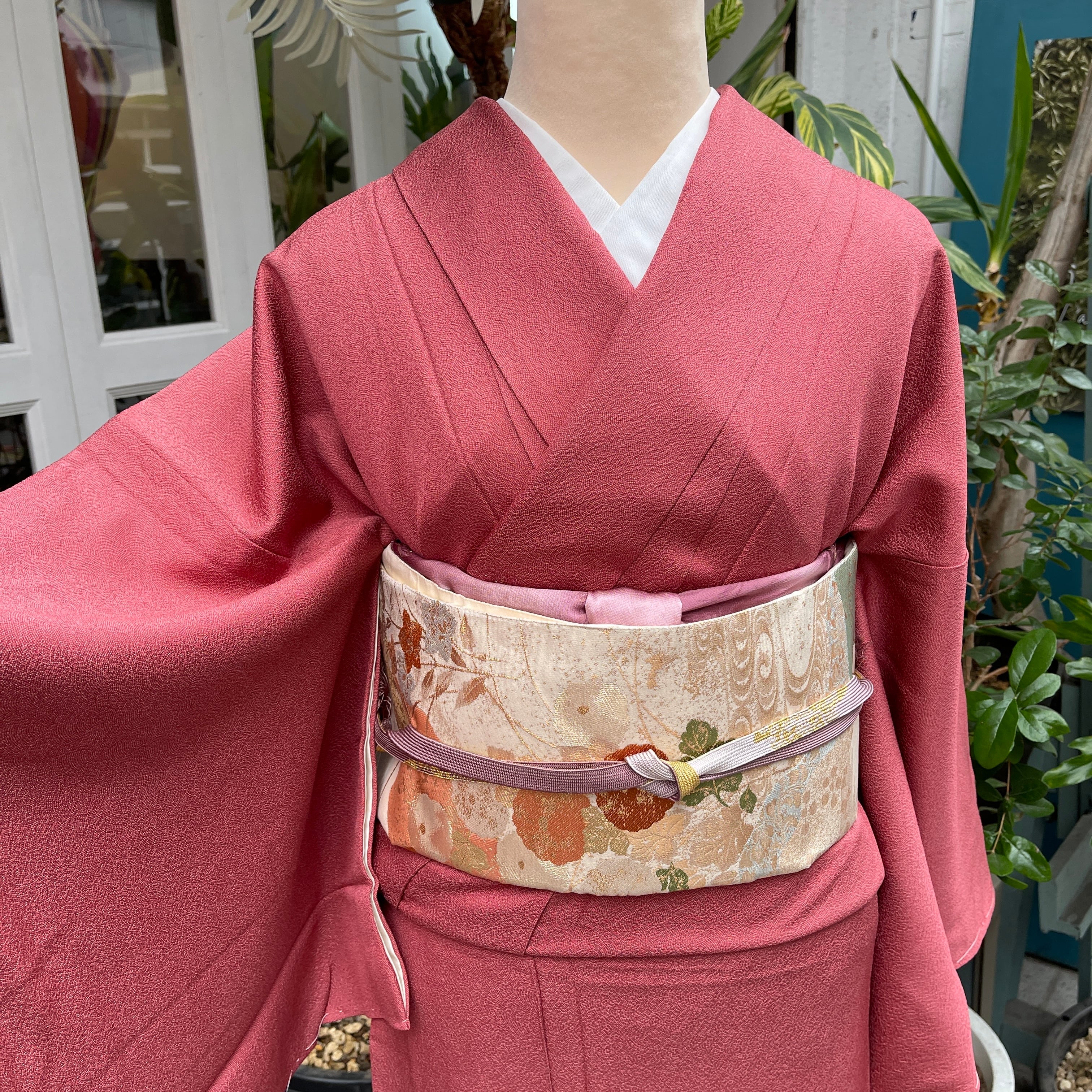 小紋 ウール 洗える着物 | アンティーク着物 侘びすけ wabisuke モダン