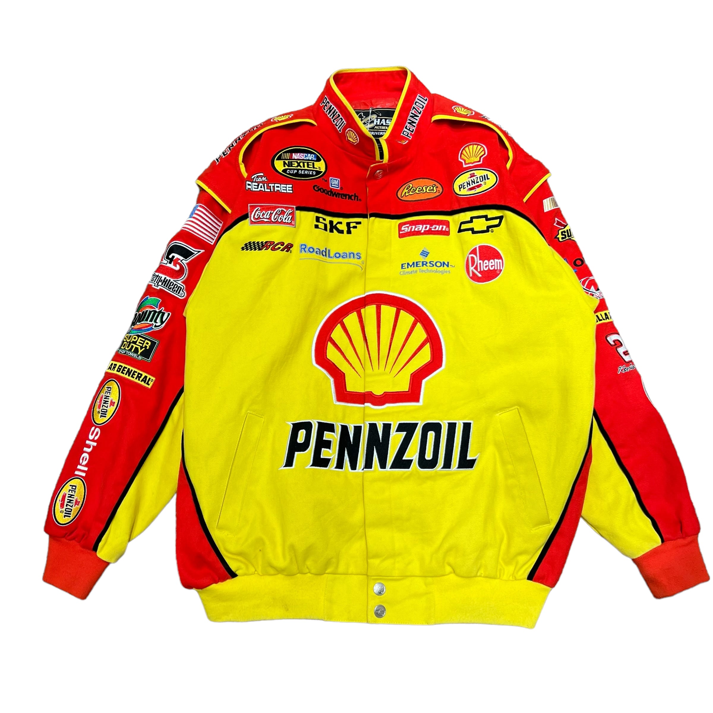 シェル ペンズオイル レーシングジャケット　Lサイズ　JH　ジェフハミルトン シェル ペンズオイル レーシングジャケットLサイズJHジェフ