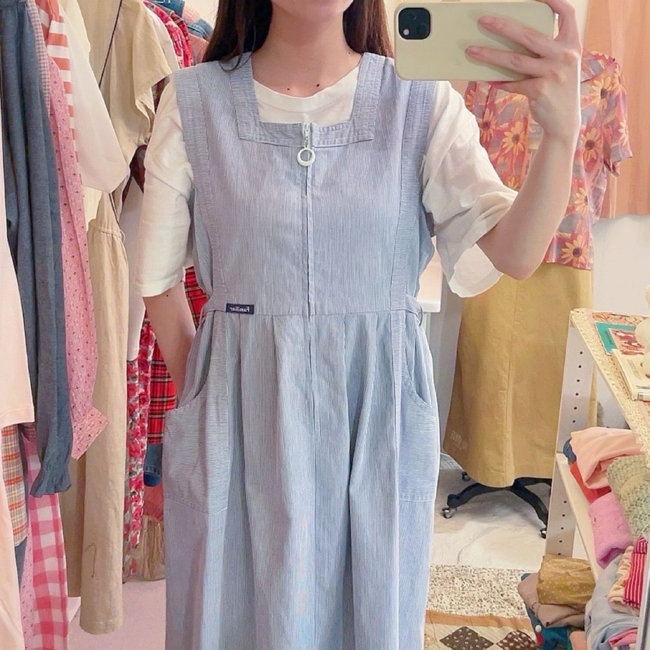Familiar / hickory jumper skirt