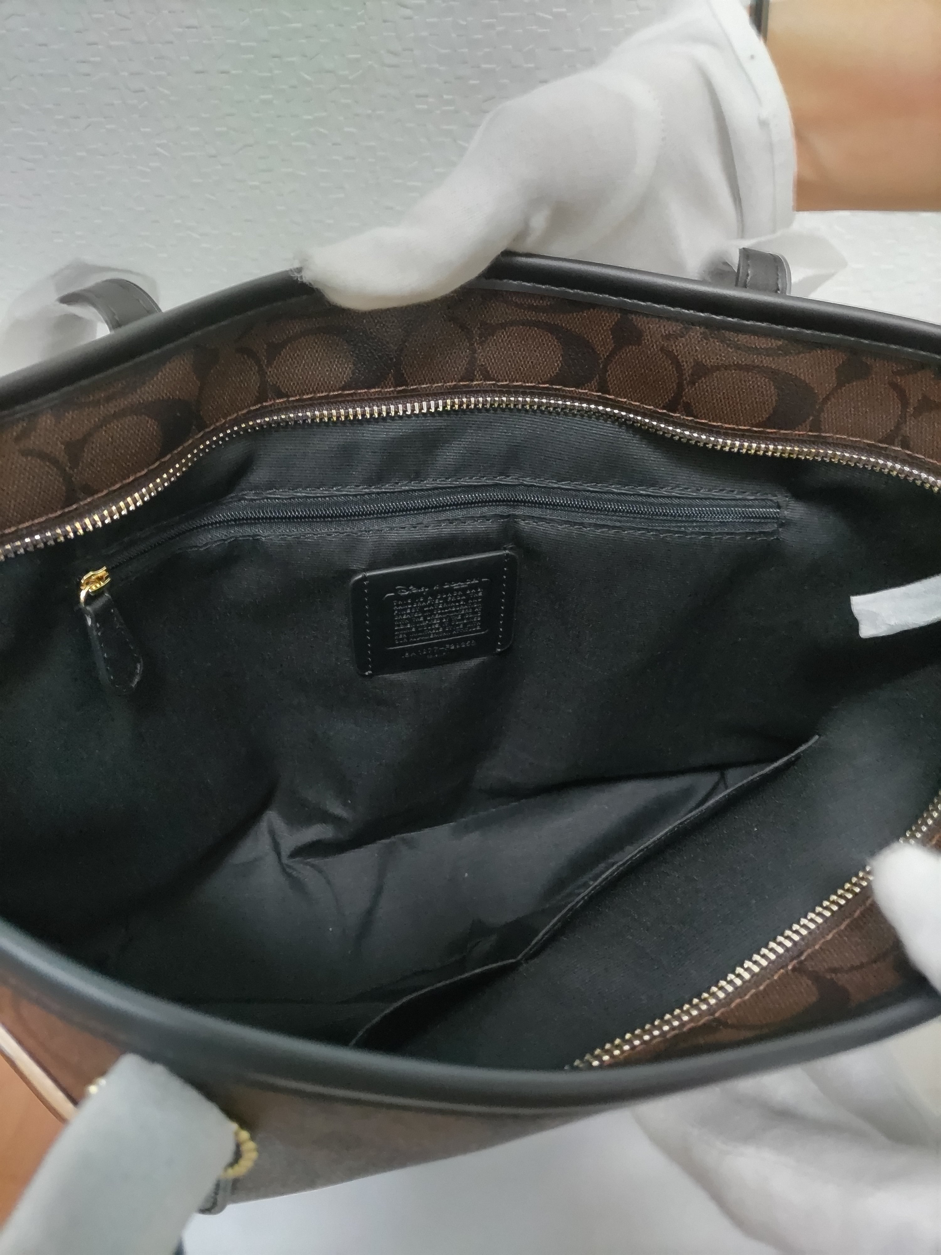 COACH コーチ ディズニー シグネチャー トートバッグ ブラウン  