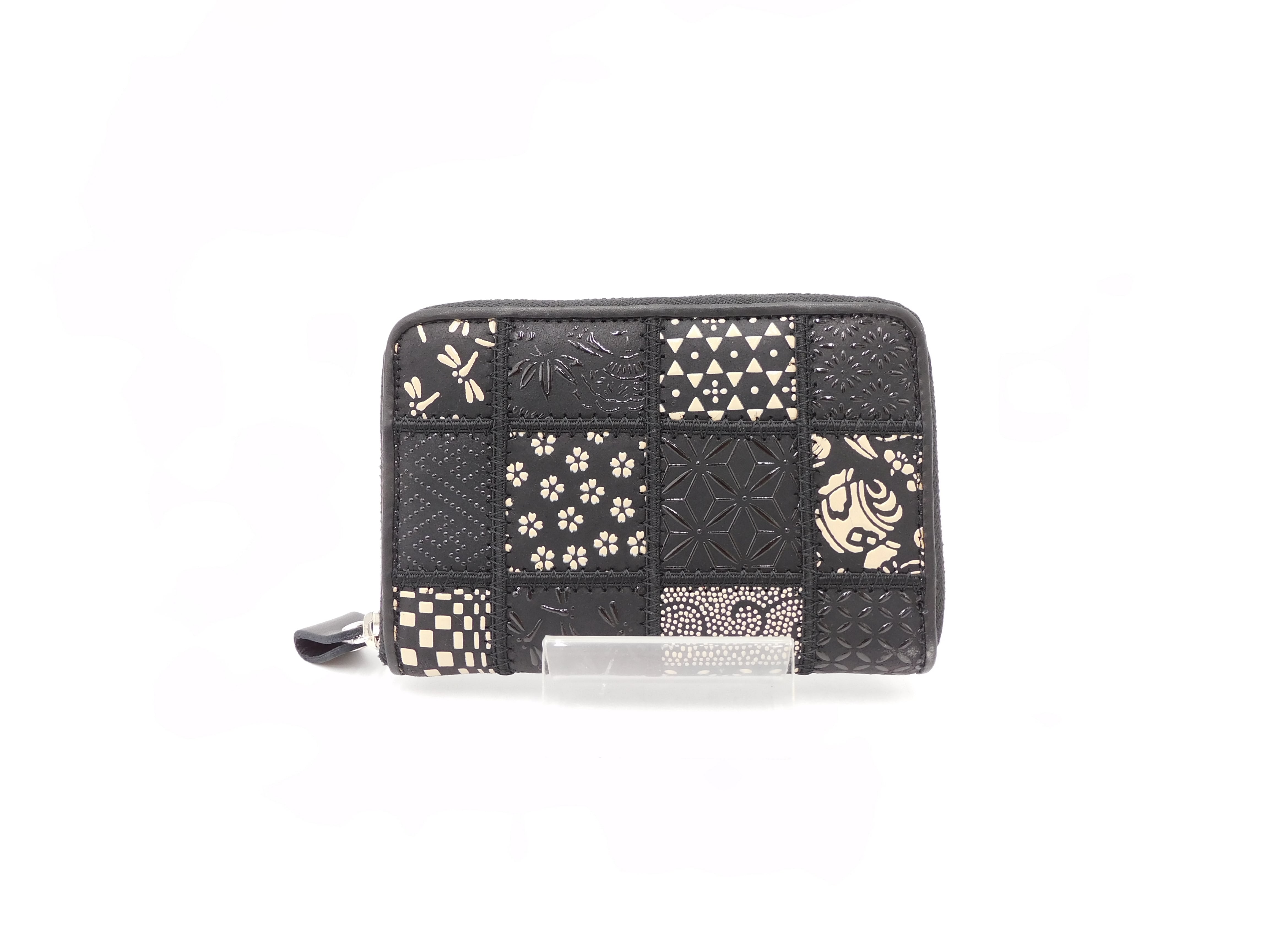 キティ印傳 はまぐり型小銭入 桜柄 | 浅草前川印傳｜公式オンライン